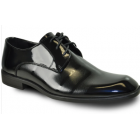 VANGELO Men Dress Shoe ROCKEFELLER Oxford Formal Tuxedo for Prom & Wedding Black Patent - Wide Width Available